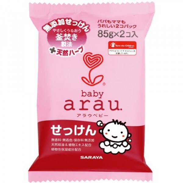 Kūdikių muilas Saraya Arau Baby, 85 g, 2 vnt.